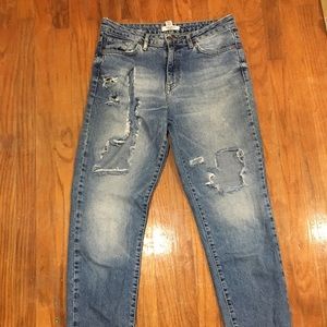 Forever 21 distressed jeans